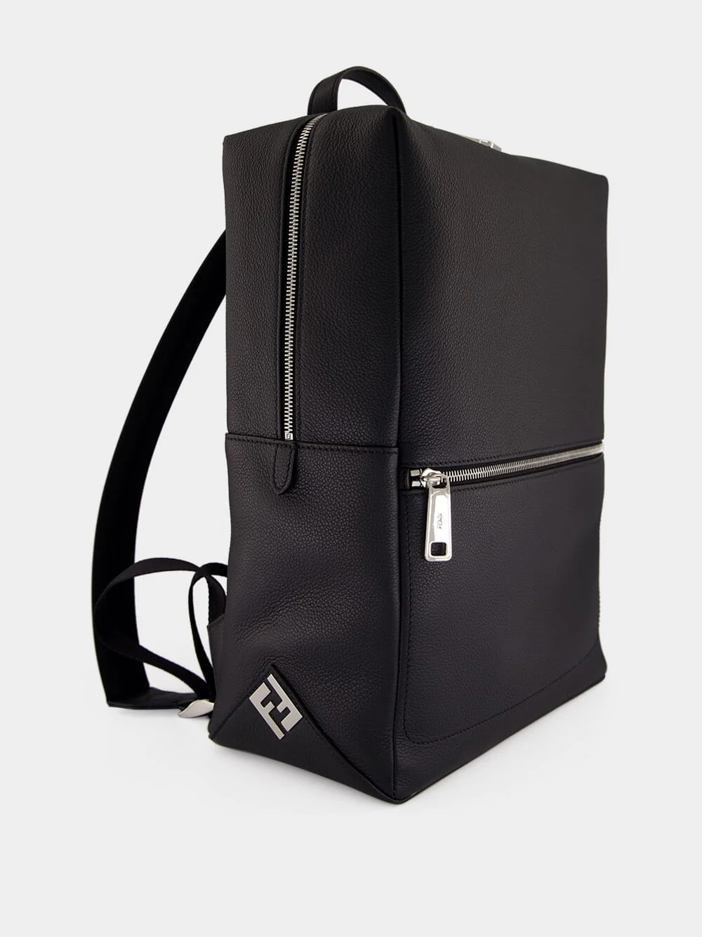 Black Lui Leather Backpack - Image 5