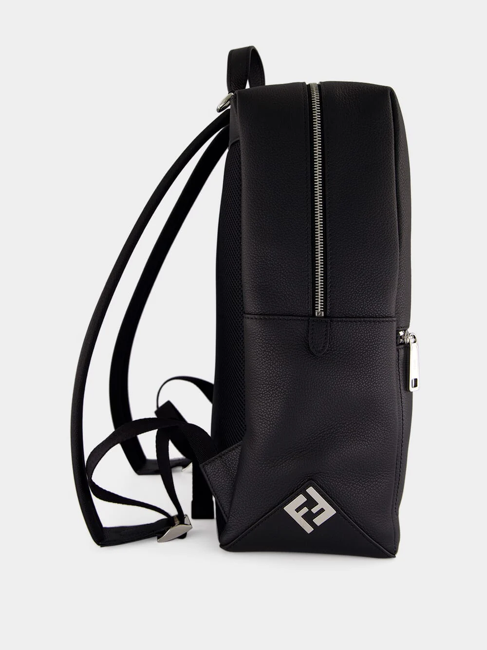 Black Lui Leather Backpack - Image 6