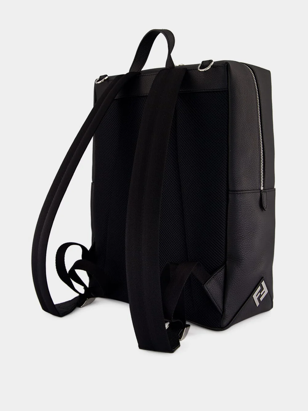 Black Lui Leather Backpack - Image 7