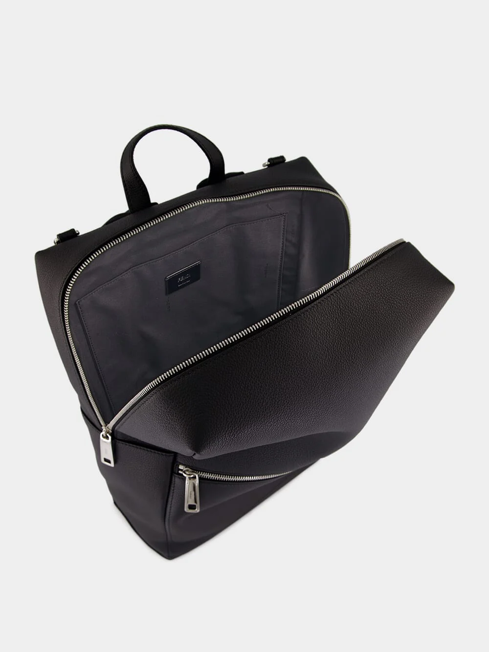 Black Lui Leather Backpack - Image 8