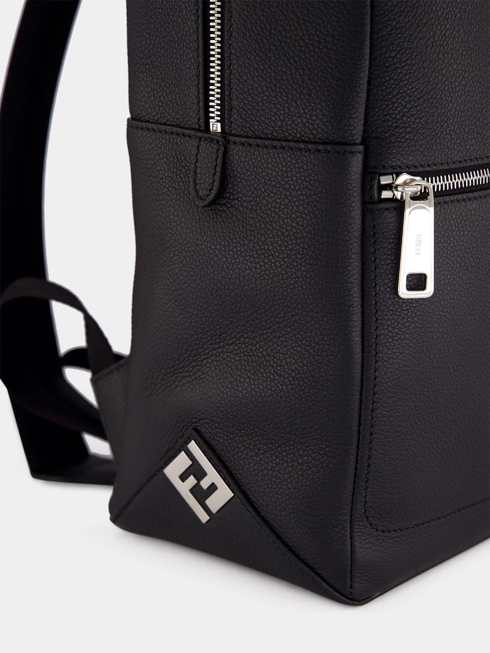 Black Lui Leather Backpack - Image 9