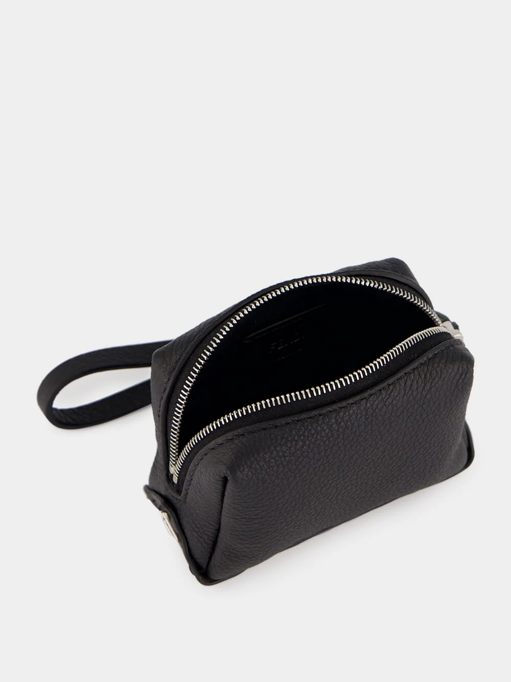 Black Lui Nano Leather Mini Pouch - Image 5