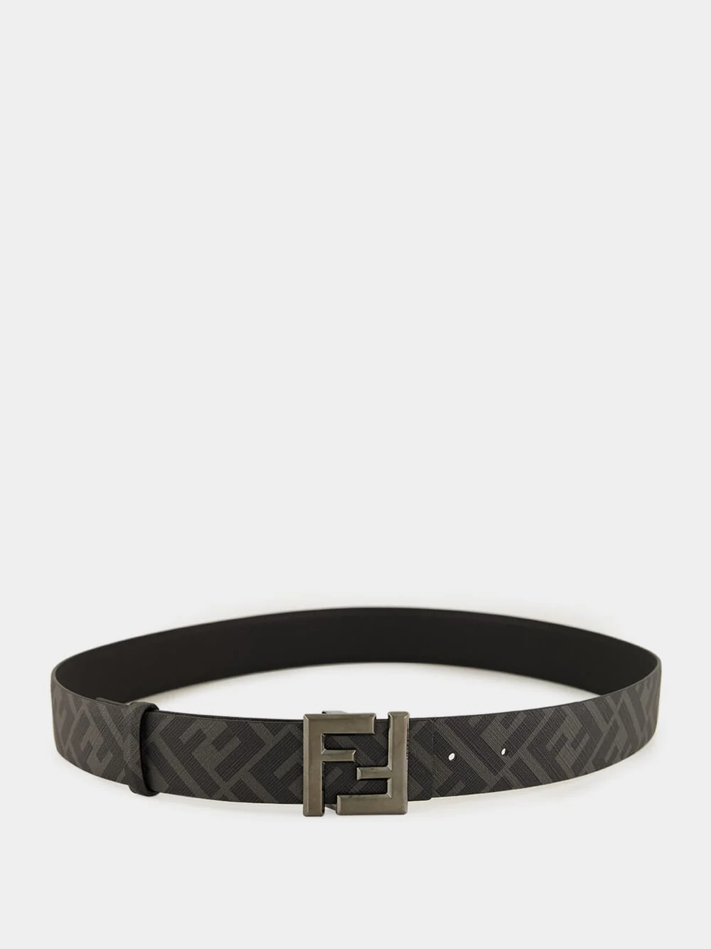 Black Reversible FF Canvas Belt - Image 2