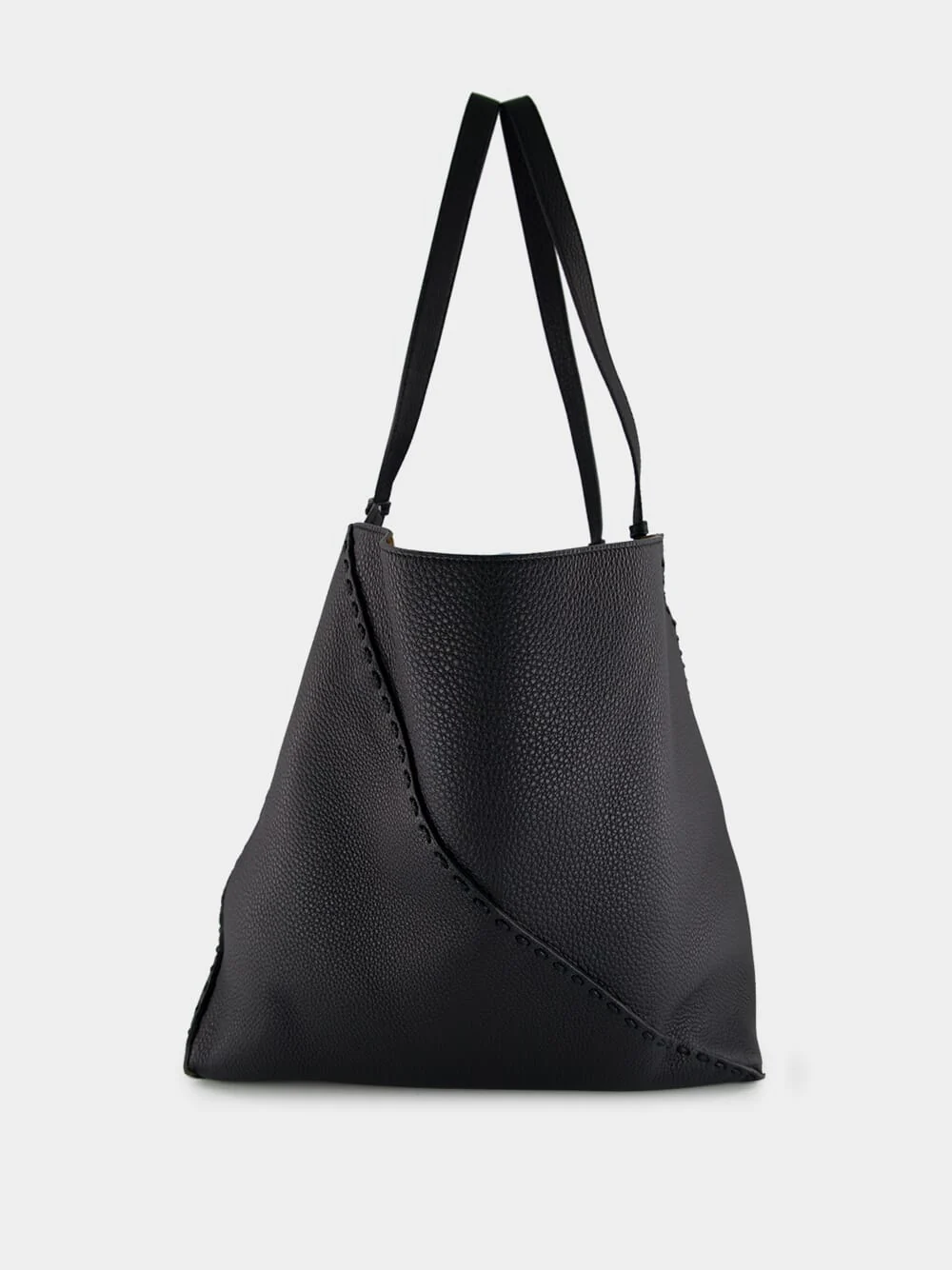Black Selleria Diagonal Shopper Large - Image 4