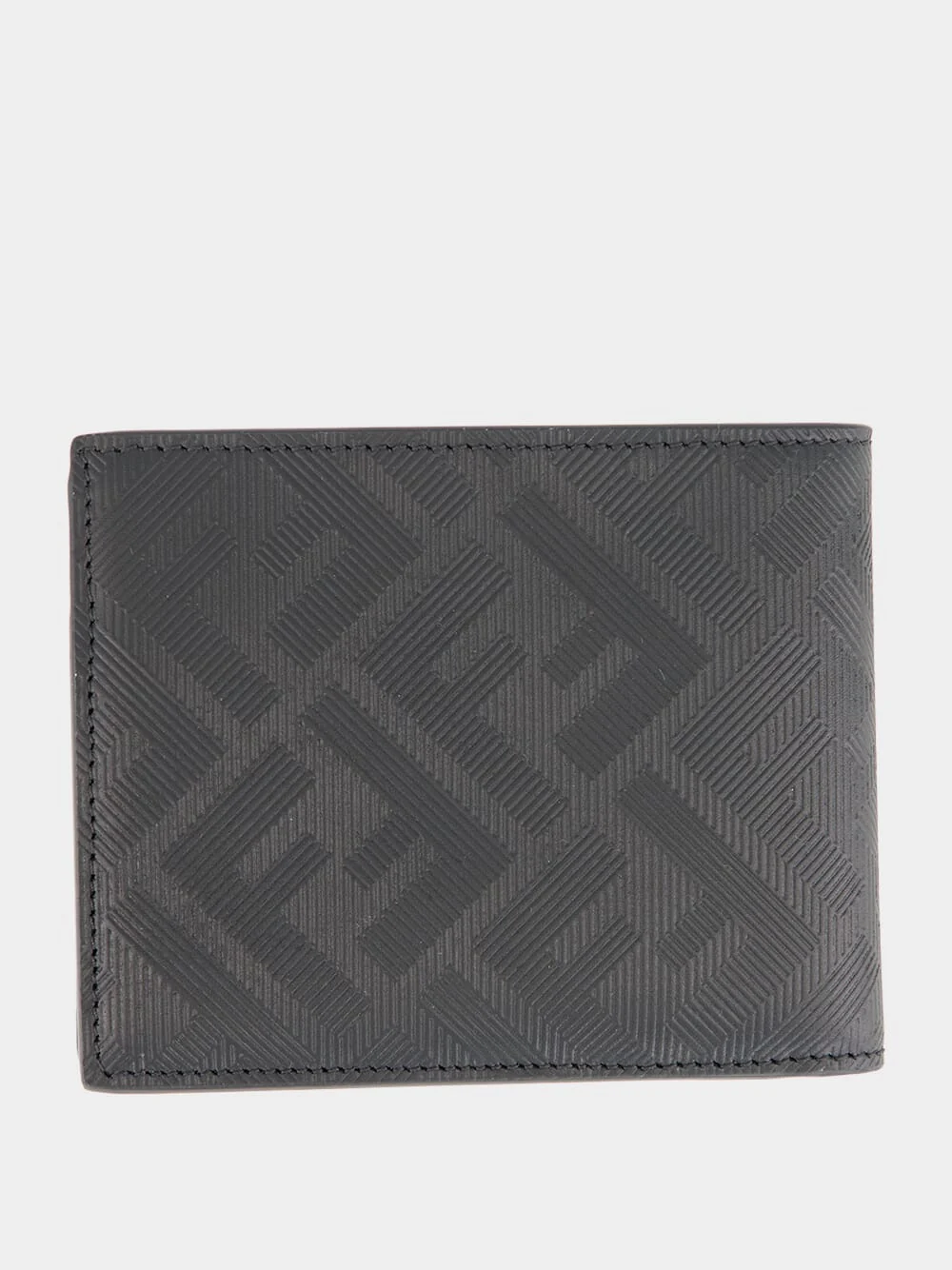 Black Shadow FF Embossed Leather Wallet - Image 2
