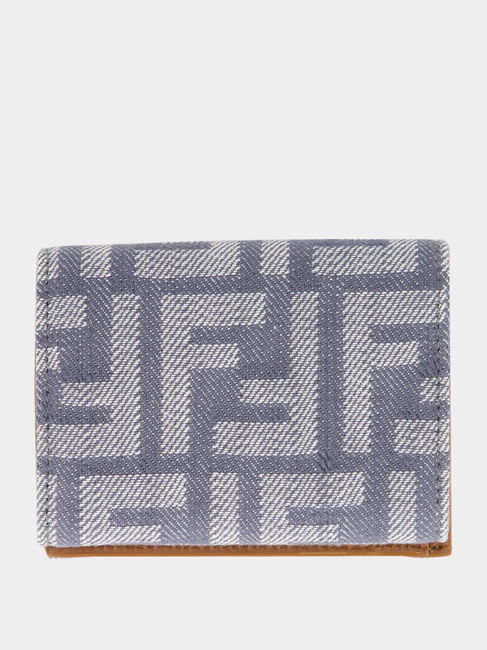 Blue Baguette Micro Trifold Wallet - Image 2