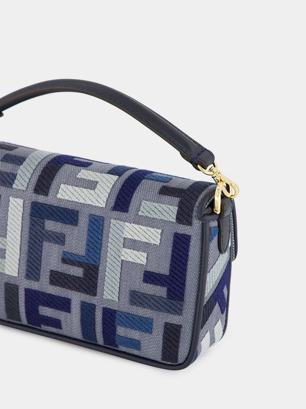 Blue Baguette Mini Bag - Image 8