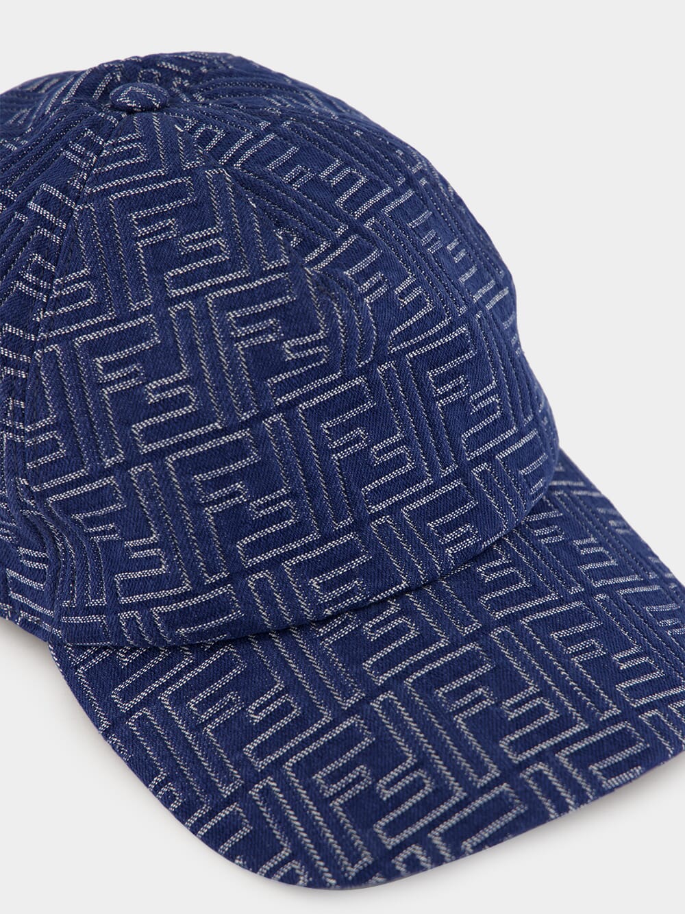 Blue FF Denim Baseball Cap - Image 3