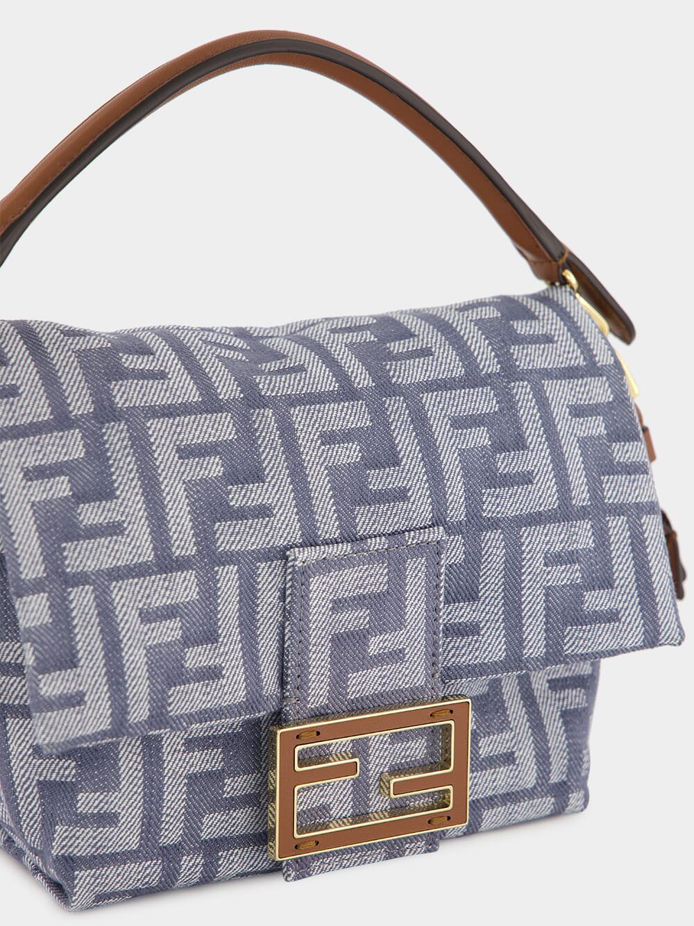 Blue FF Jacquard Mamma Baguette Mini - Image 7