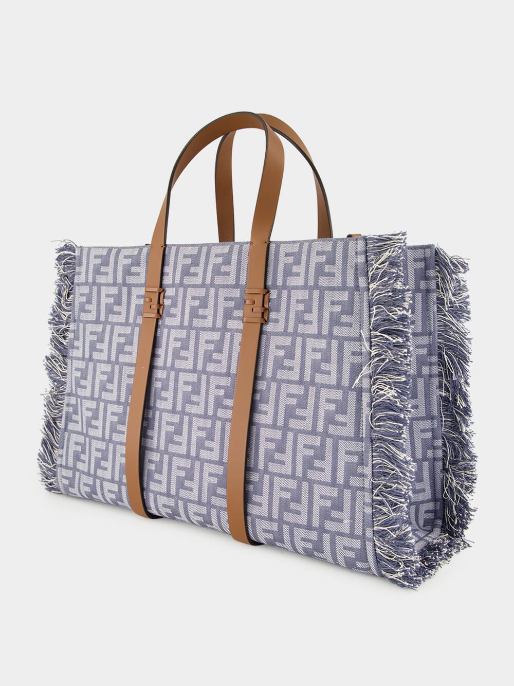 Blue FF Jacquard Summer Tote - Image 6