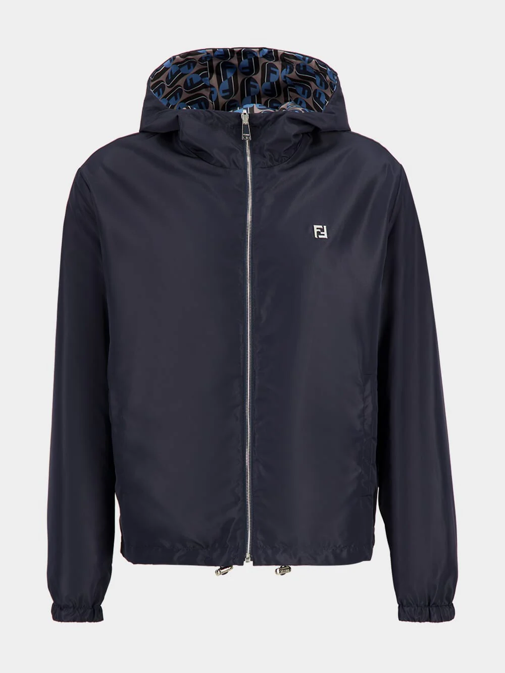 Blue Reversible Nylon Fendinity Jacket