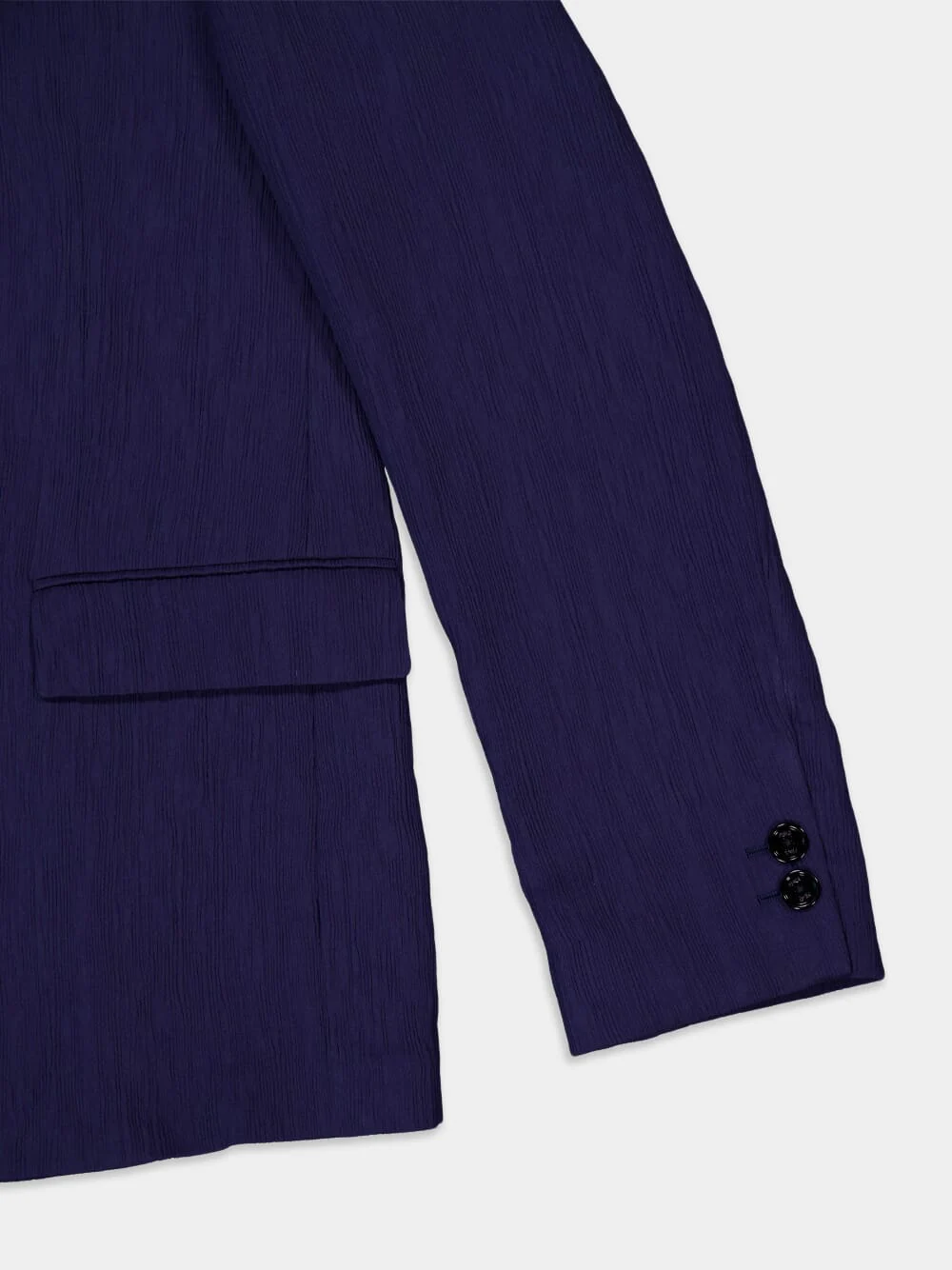 Blue Viscose Jacket - Image 4