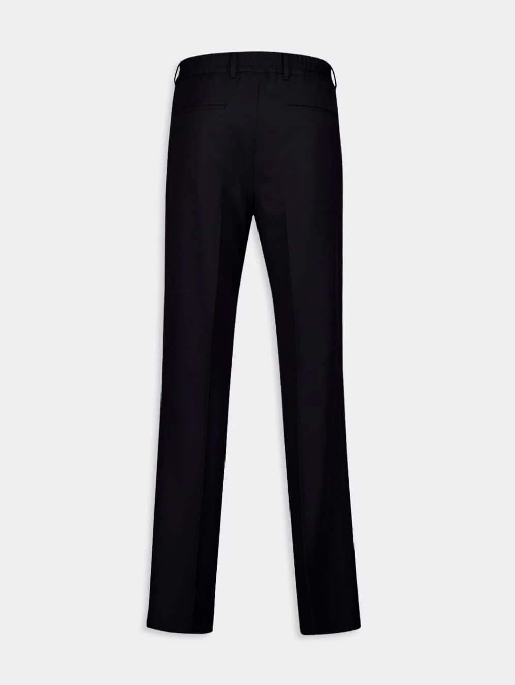 Blue Wool Cigarette Trousers - Image 2
