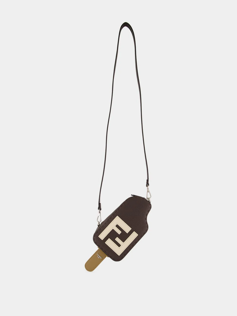 Brown and Camel Roma Leather Crossbody Bag - Image 2