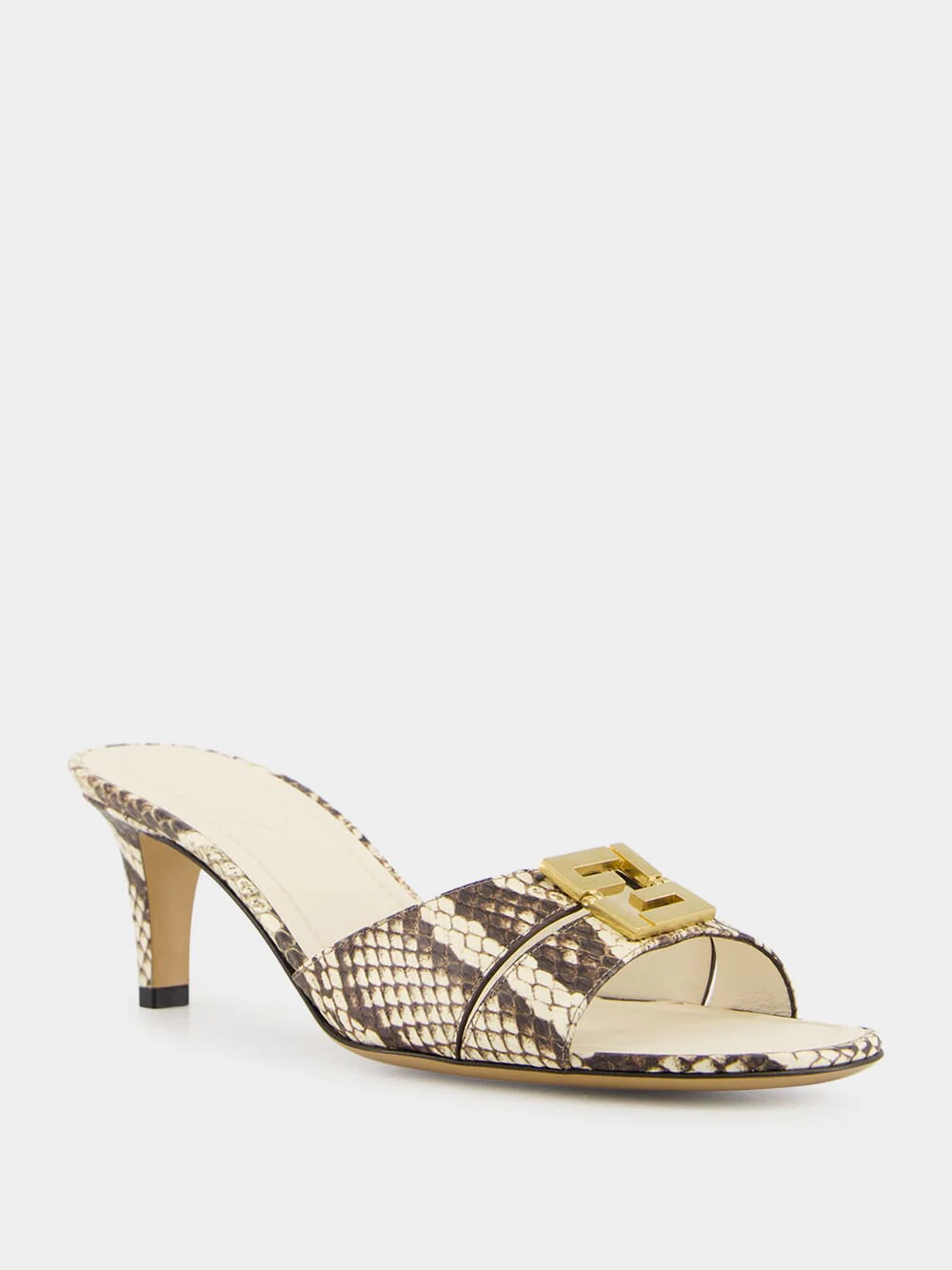 Brown Ayers Medium-Heeled Sandals - Image 3