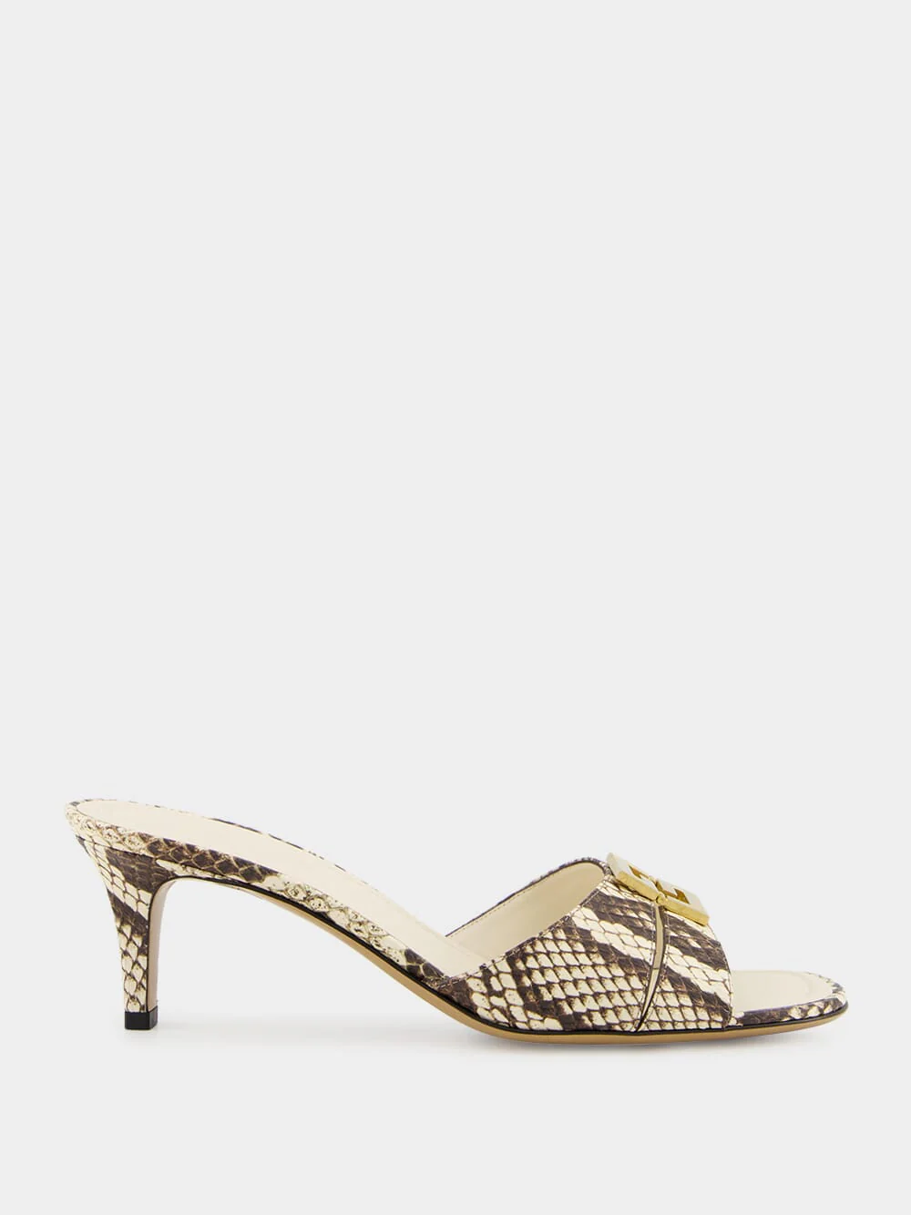 Brown Ayers Medium-Heeled Sandals - Image 9