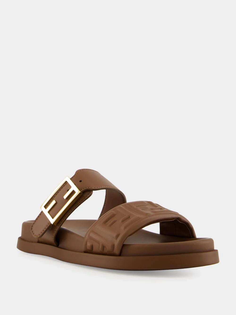 Brown Feel FF Nappa Sandals - Image 2