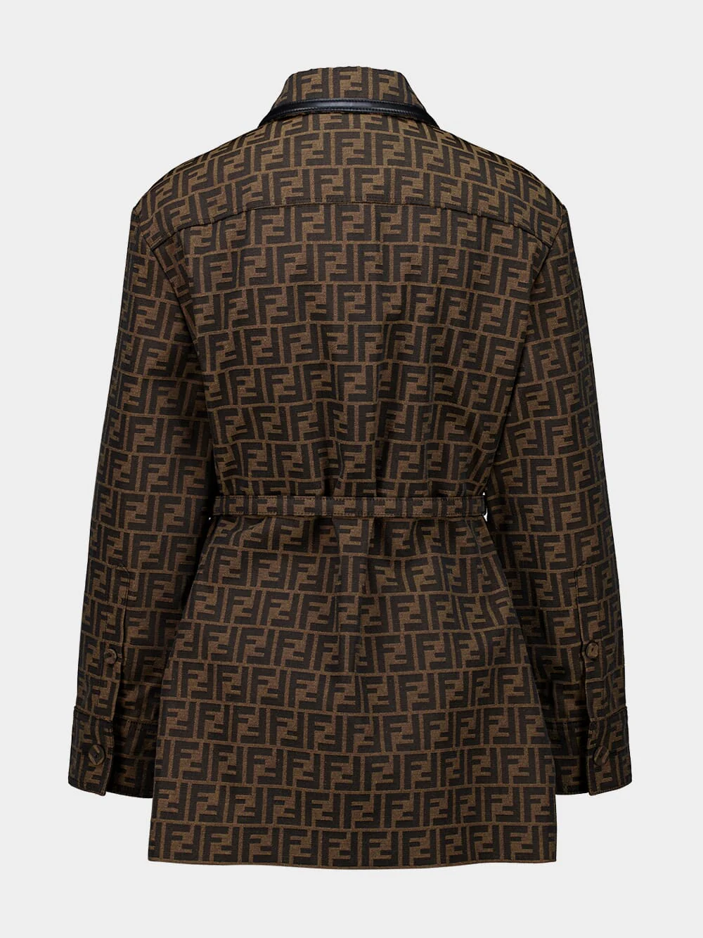 Brown FF Canvas Jacket - Image 2