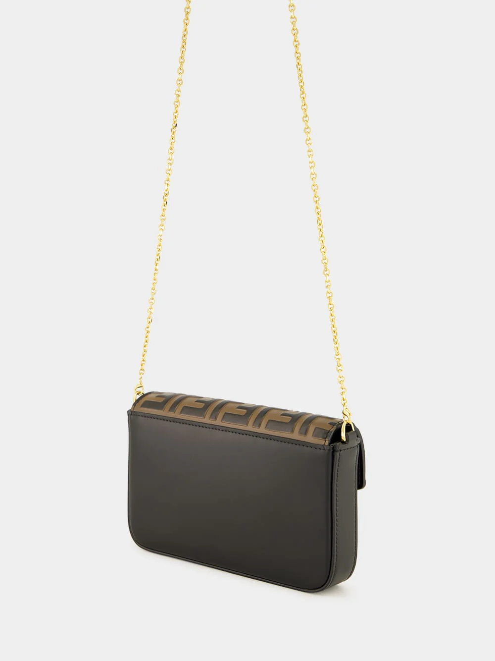 Brown FF Diamonds Wallet on Chain - Image 4