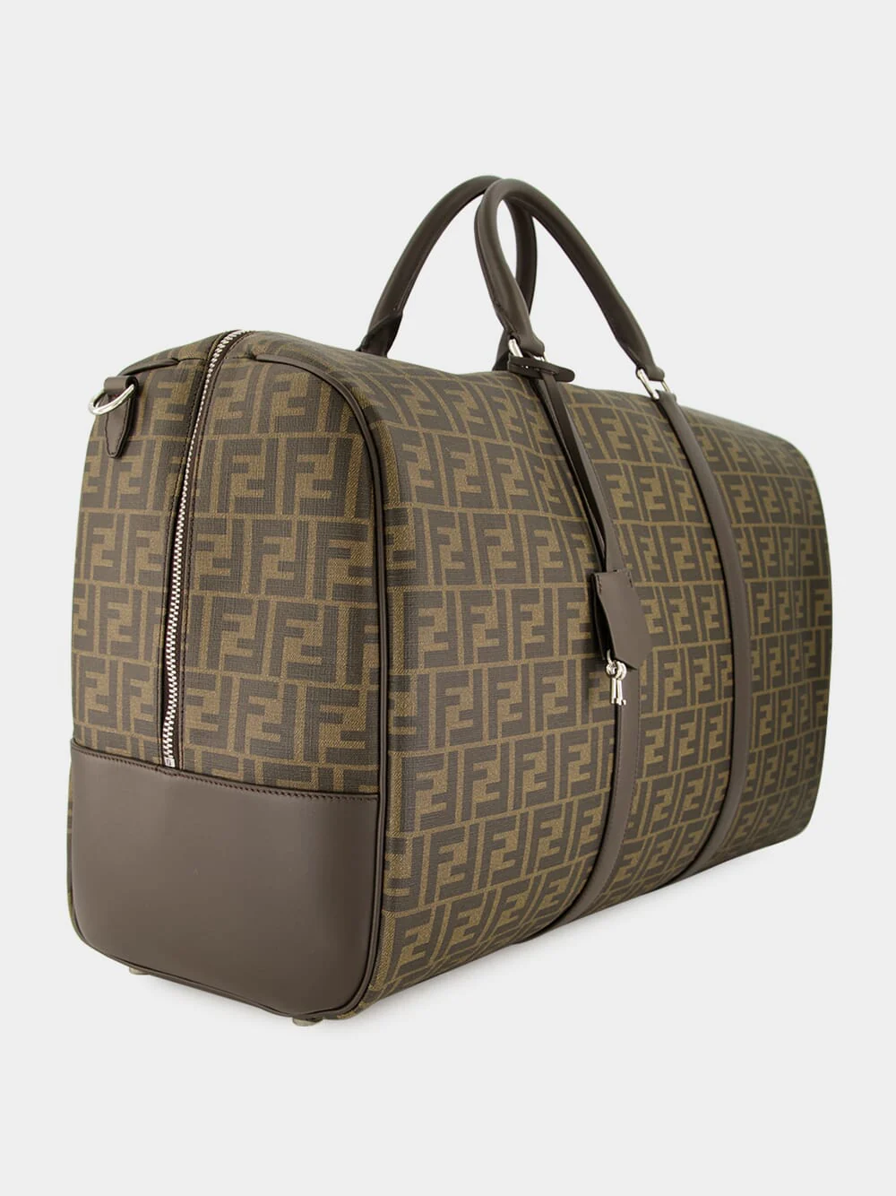 Brown FF Large Duffle Travel Bag - Image 3