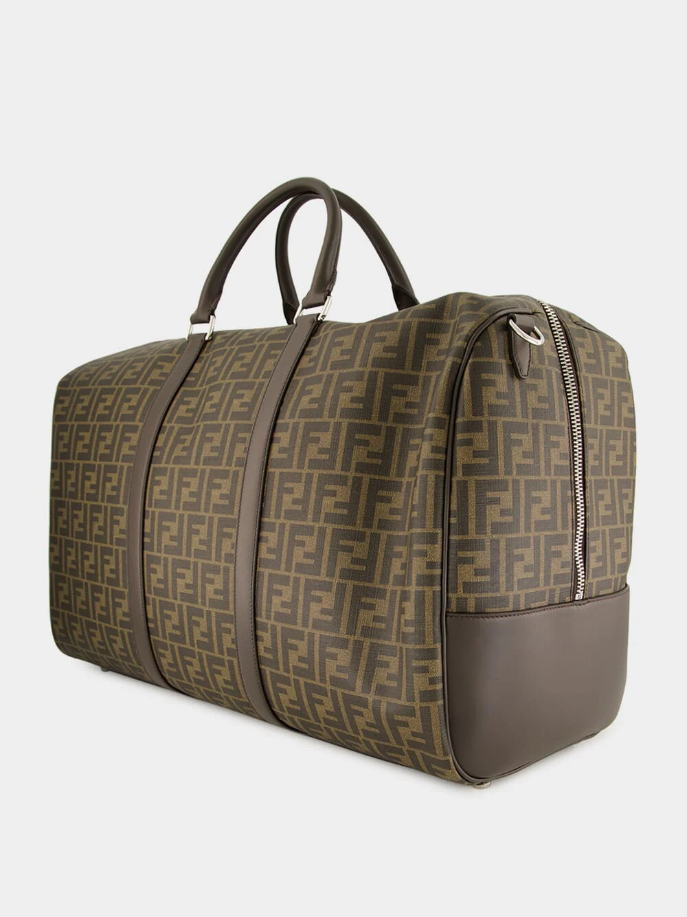 Brown FF Large Duffle Travel Bag - Image 5