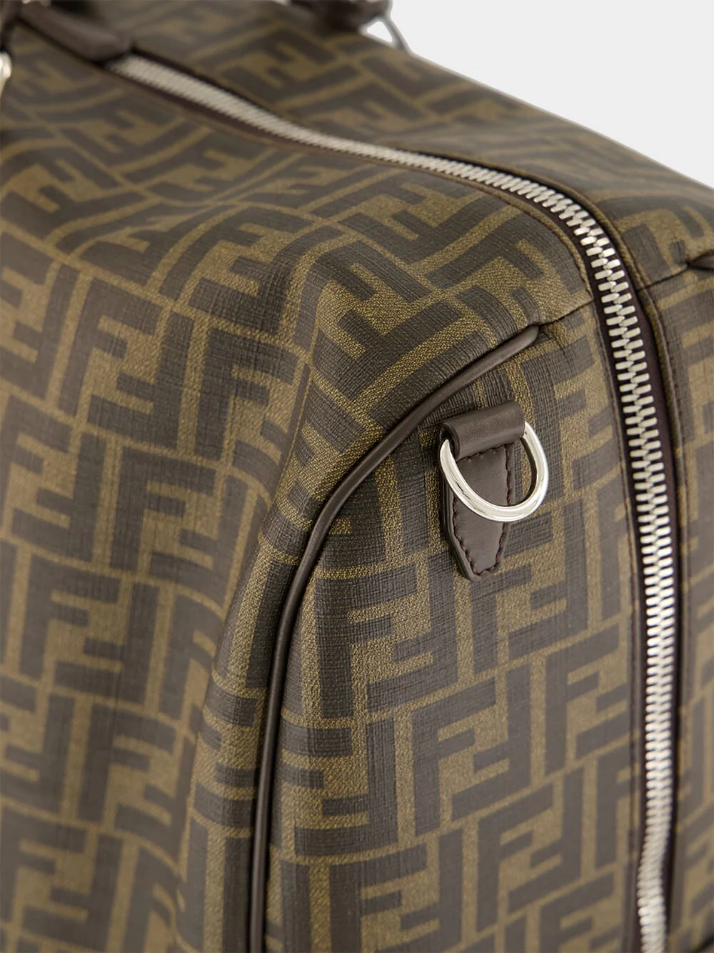 Brown FF Large Duffle Travel Bag - Image 7