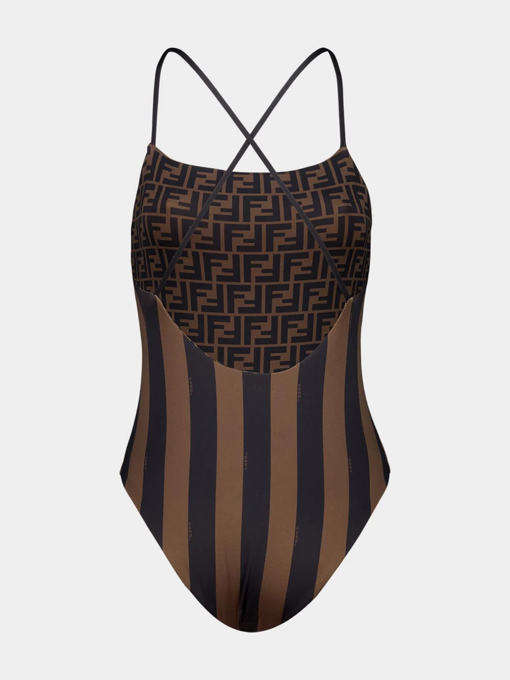 Brown FF Pequin Reversible Swimsuit - Image 2