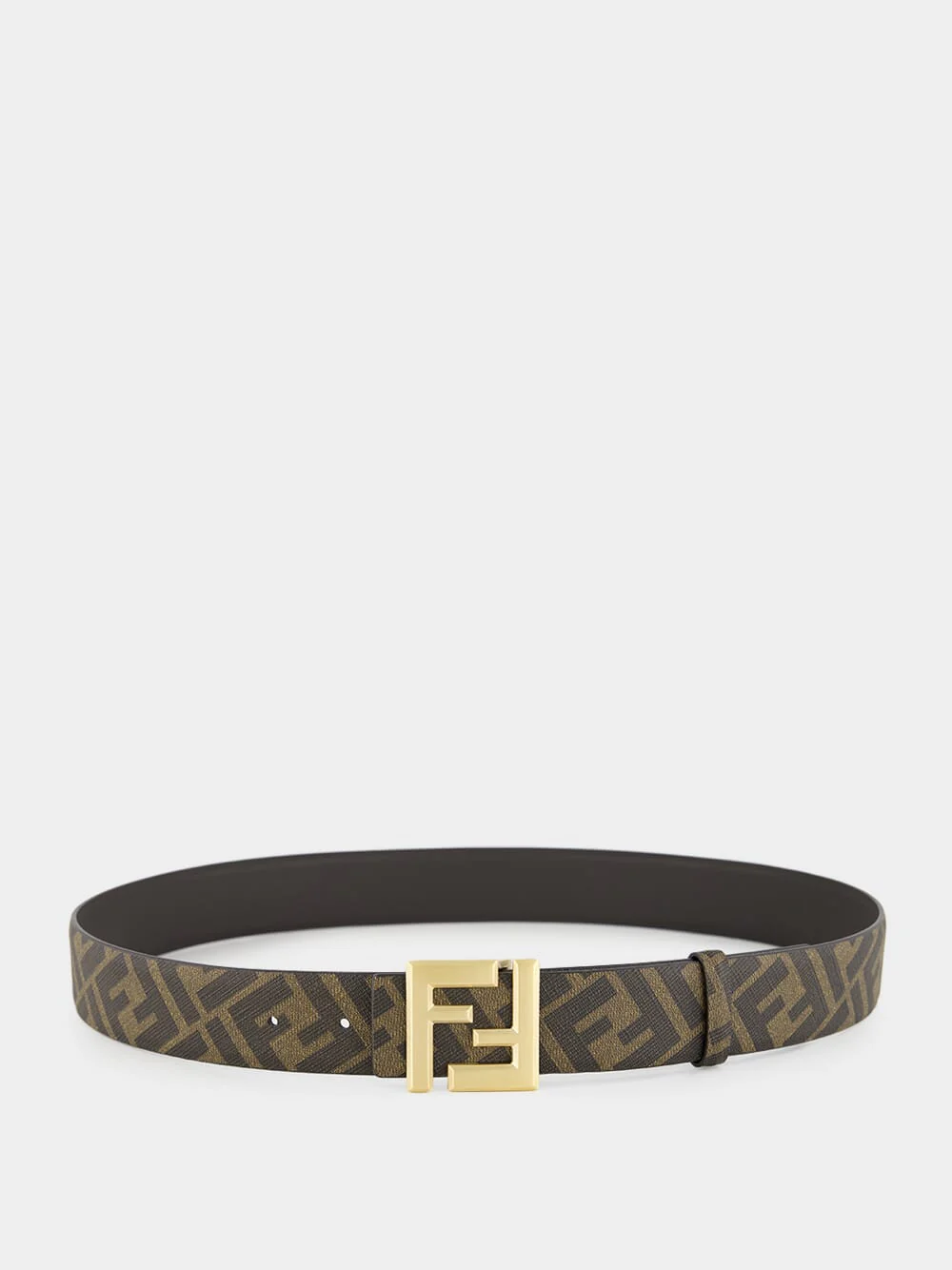Brown FF Squared Reversible Belt - Image 3