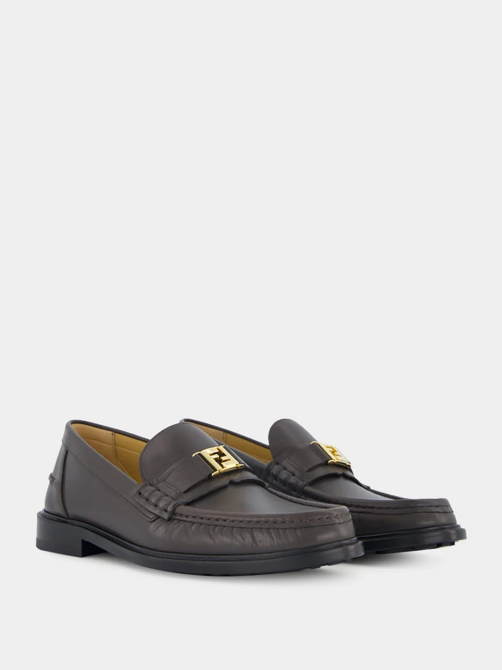 Brown Leather Loafers - Image 3