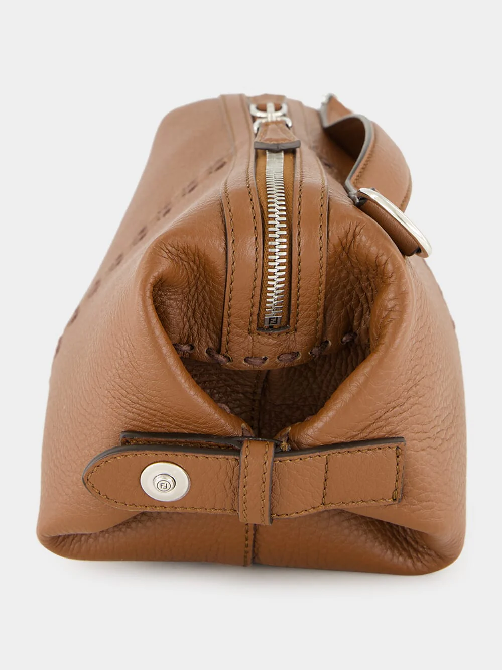 Brown Leather Selleria Siesta Small Bag - Image 4