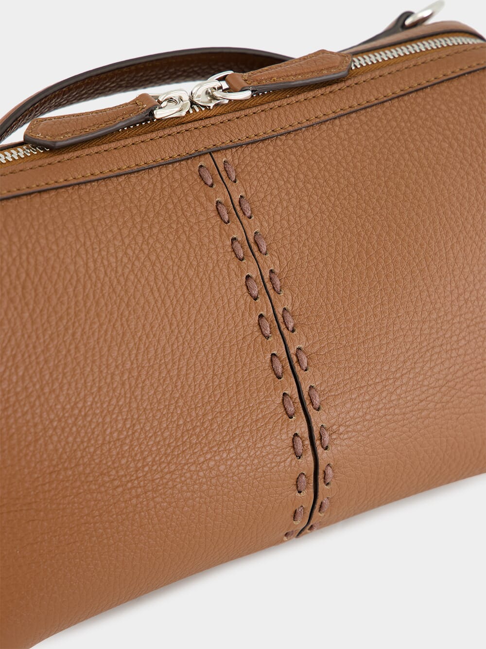 Brown Leather Selleria Siesta Small Bag - Image 7