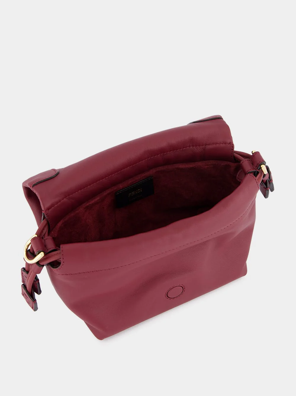 Burgundy Mamma Baguette Mini Bag - Image 7