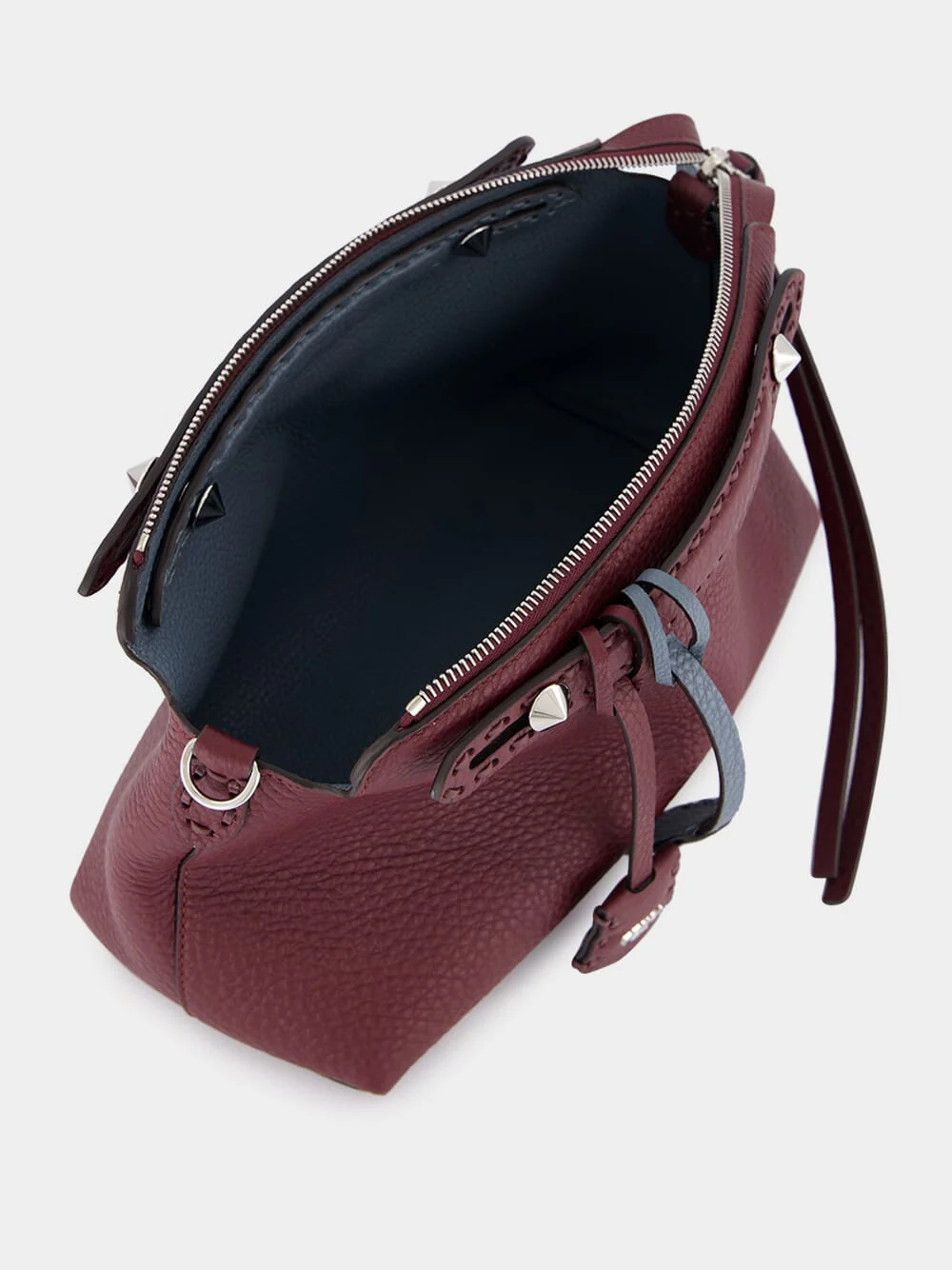 By The Way Bag Burgundy and Mercury Blue - Image 7