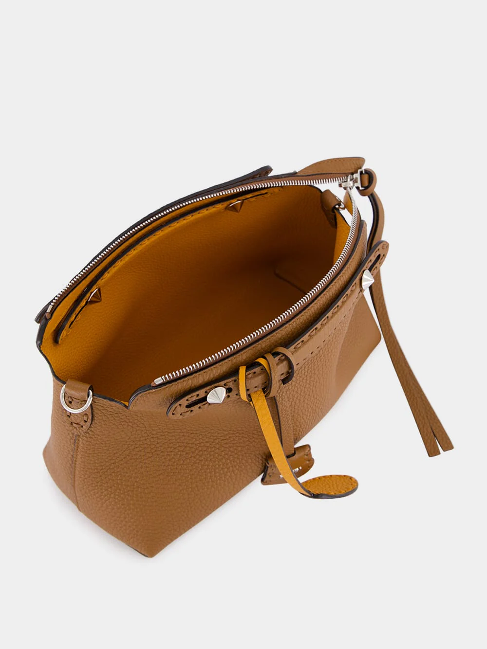 By The Way Bag Tan and Dark Orange - Image 7