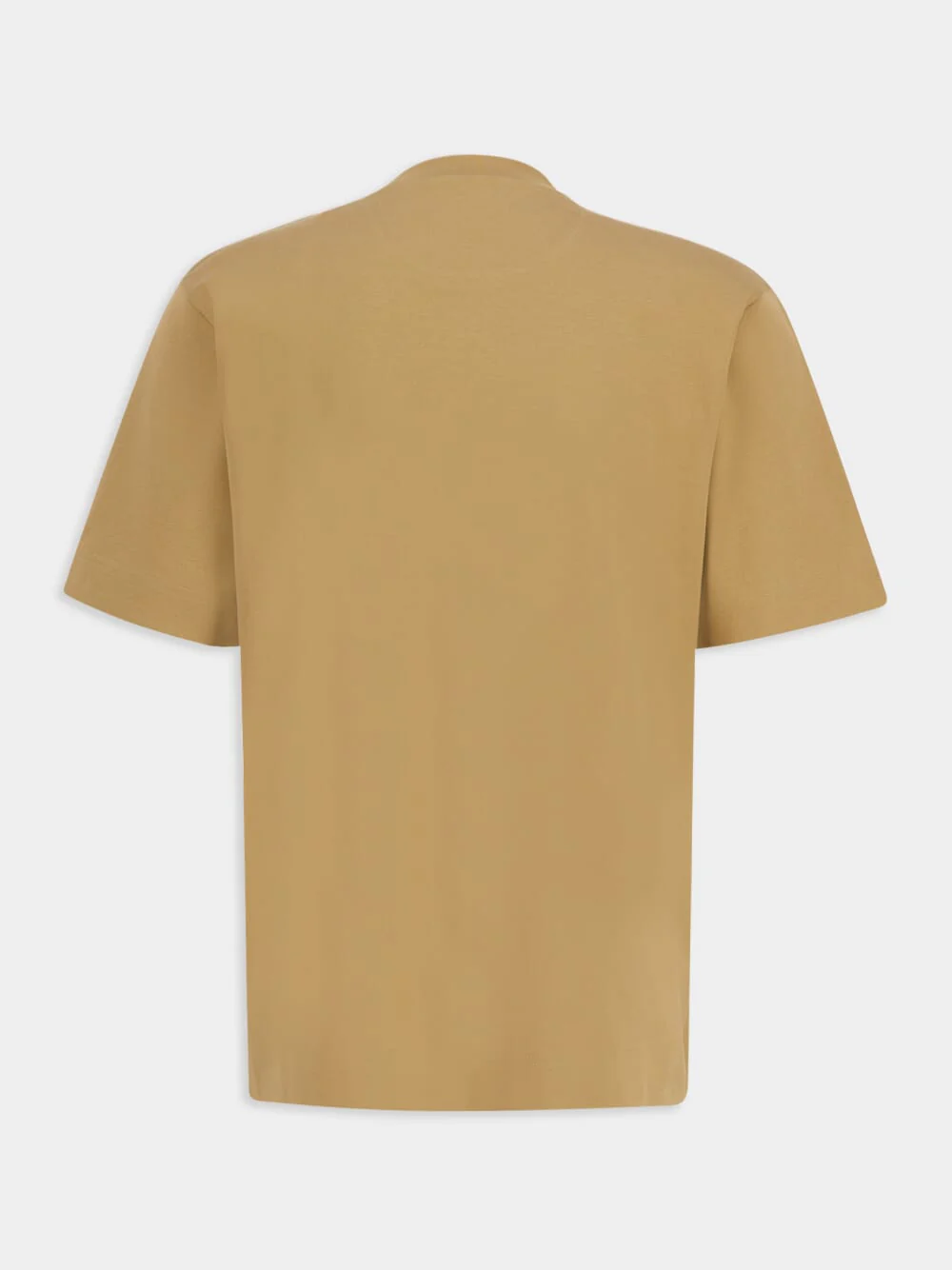 Camel Brown T-Shirt with Logo Pocket - Image 3