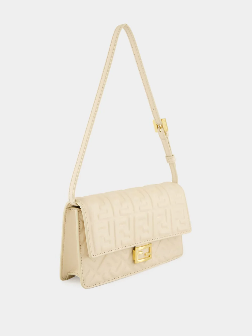 Camelia White Wallet On Chain Baguette - Image 3