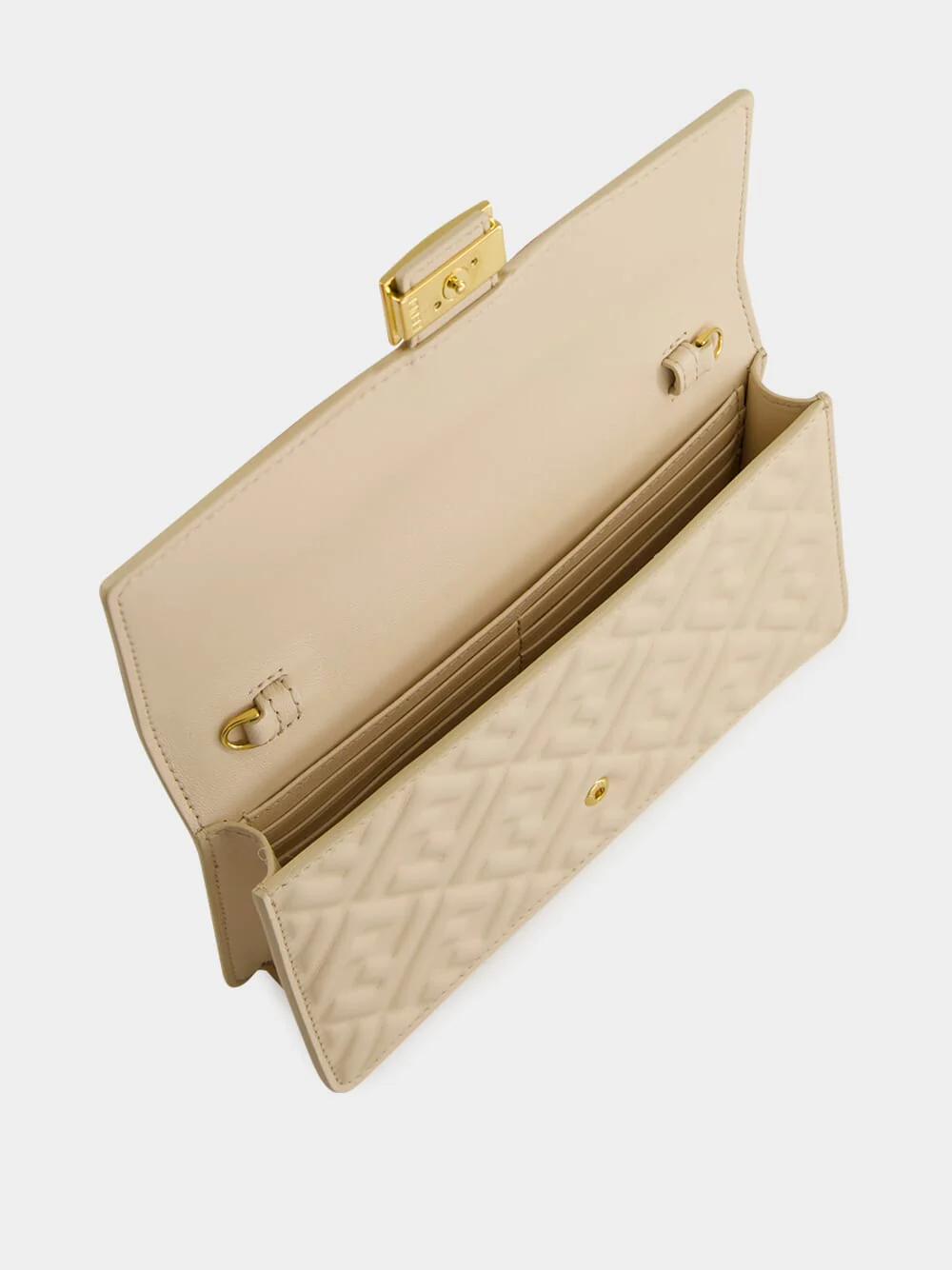 Camelia White Wallet On Chain Baguette - Image 6