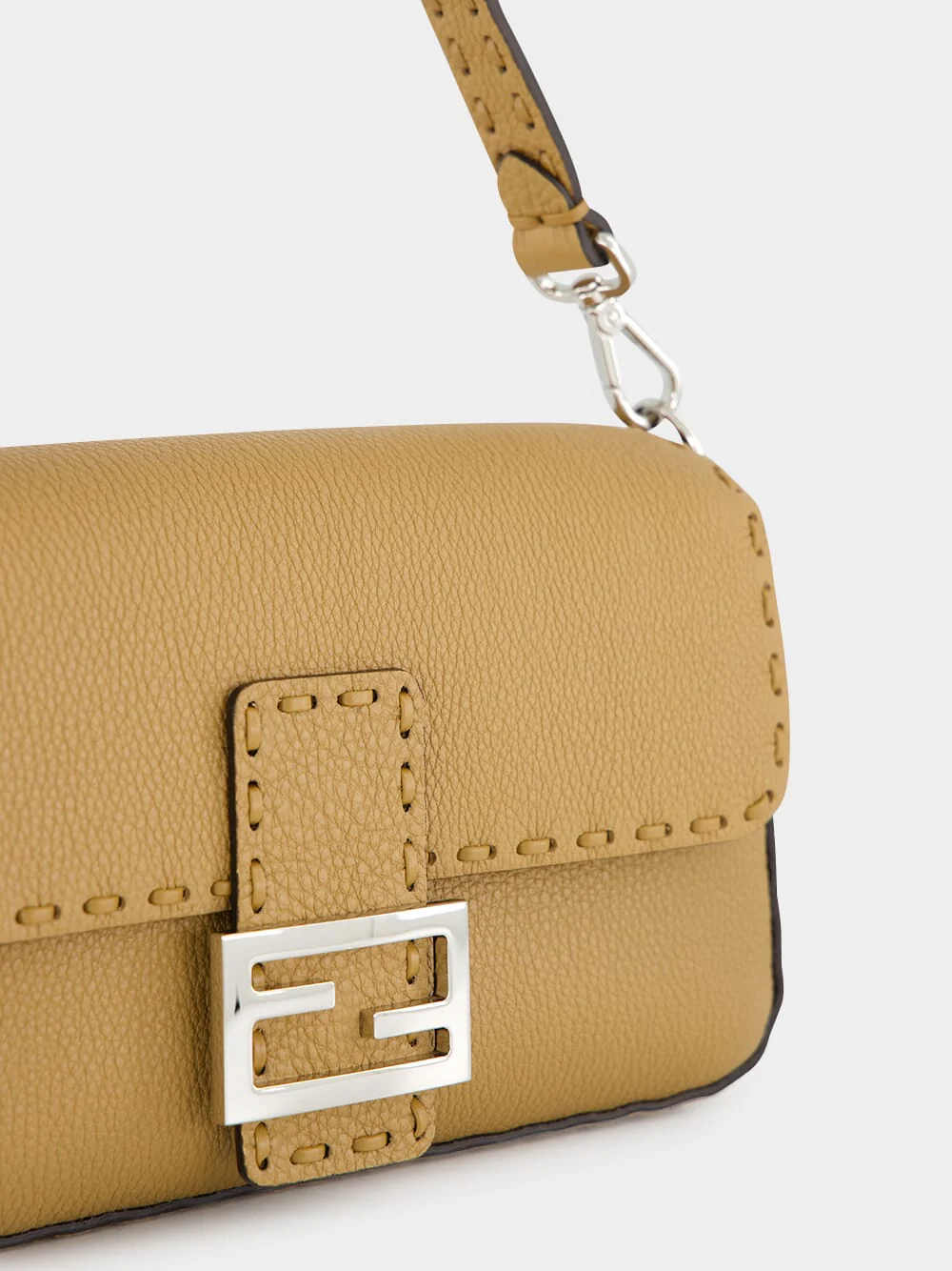 Cappuccino Baguette Selleria Bag - Image 7