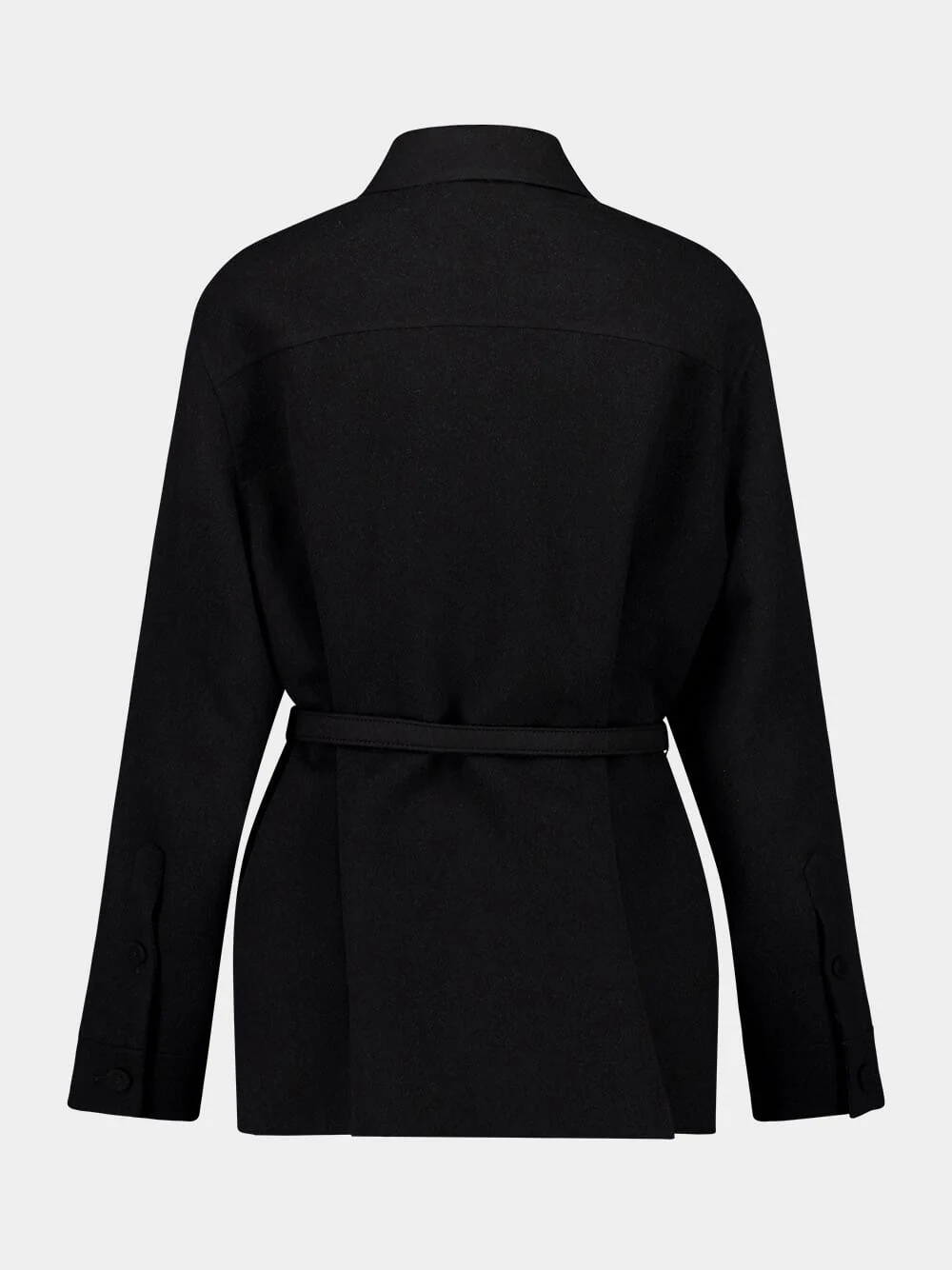 Black Wool Go-To Jacket - Image 2