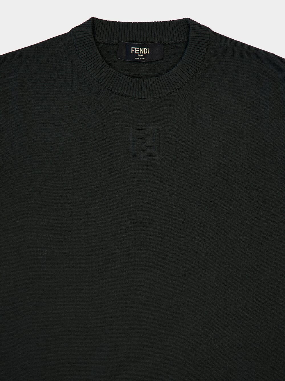 Black Wool Jumper - Image 3