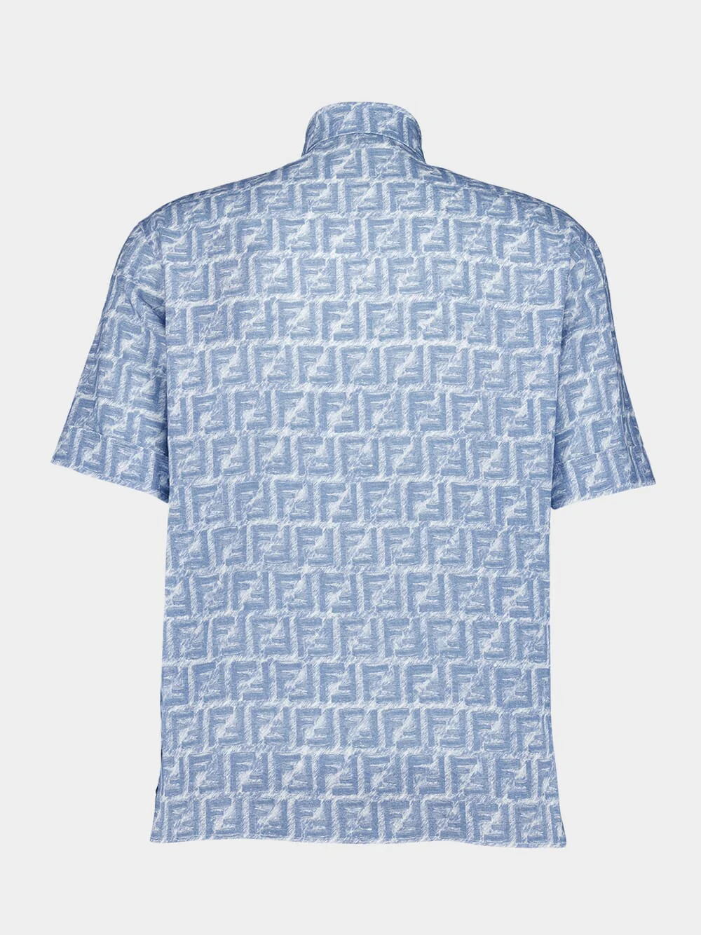 Blue FF Linen Shirt - Image 3