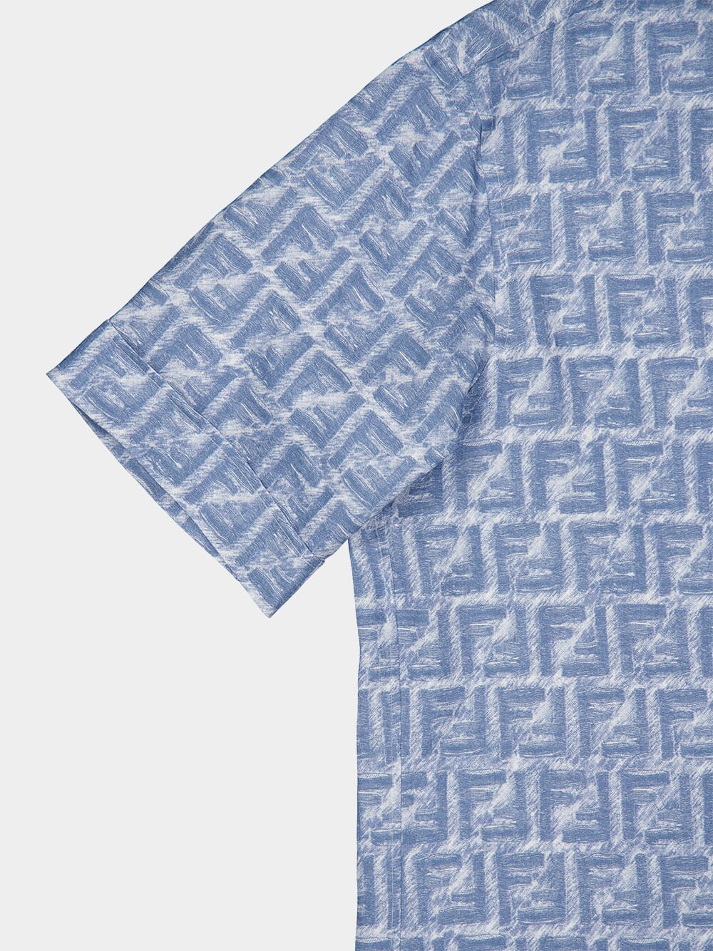 Blue FF Linen Shirt - Image 5