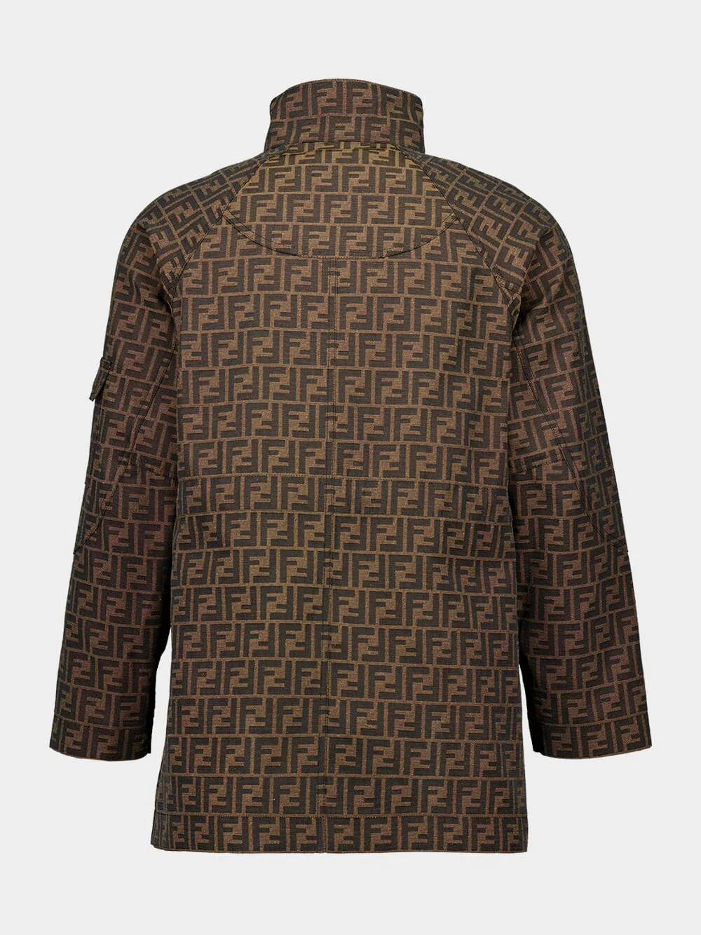 Brown FF Canvas Jacket - Image 3