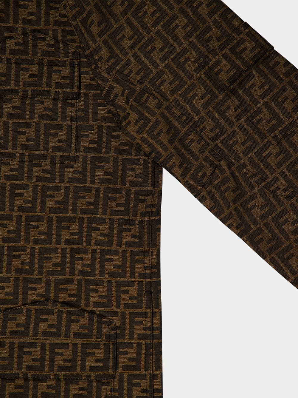 Brown FF Canvas Jacket - Image 5