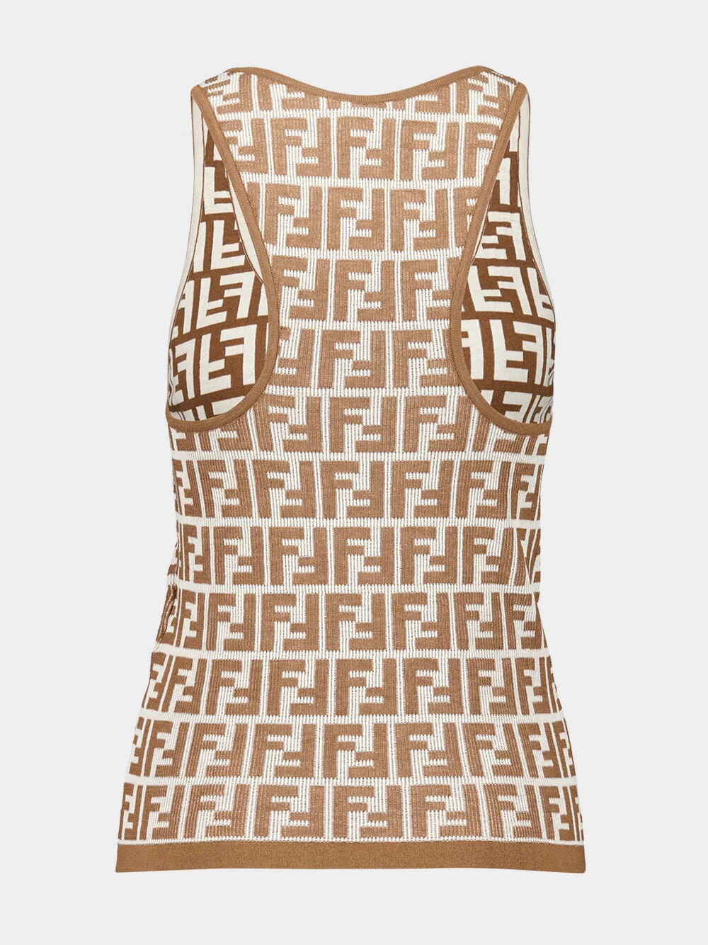 Brown FF Cotton Top - Image 2