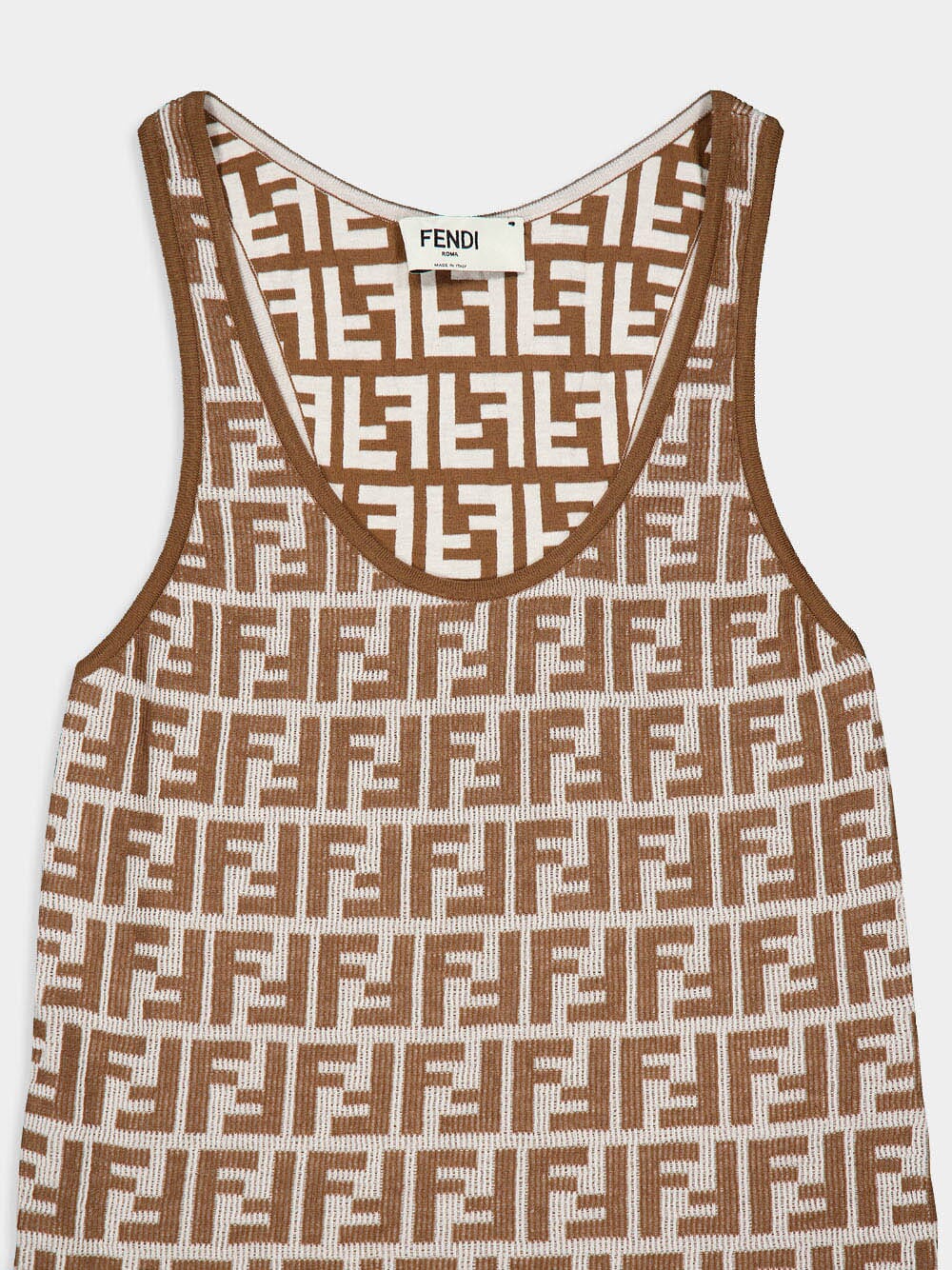 Brown FF Cotton Top - Image 3