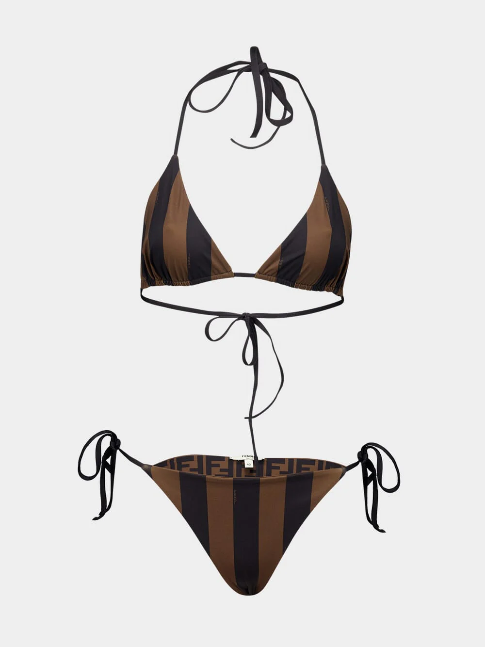 Brown Lycra® Reversible Bikini