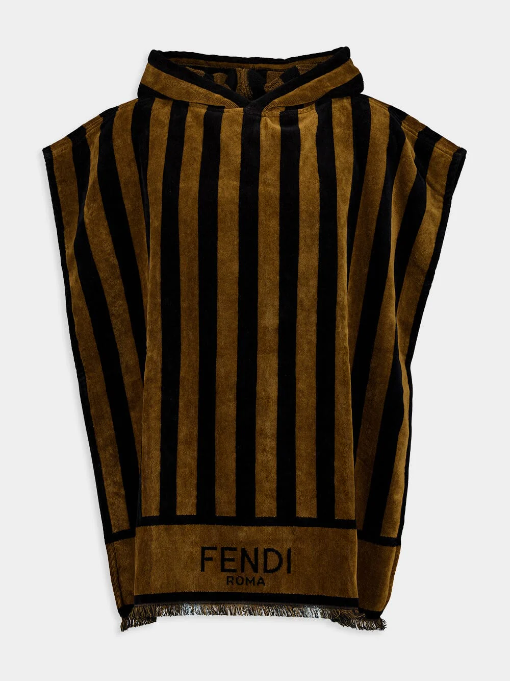 Brown Pequin Poncho - Image 2