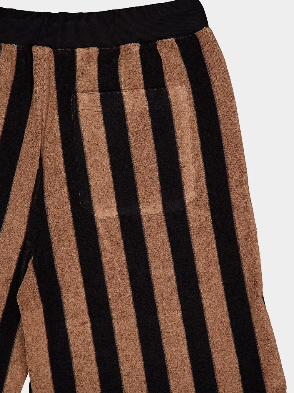 Brown Pequin Terry Bermuda Shorts - Image 4