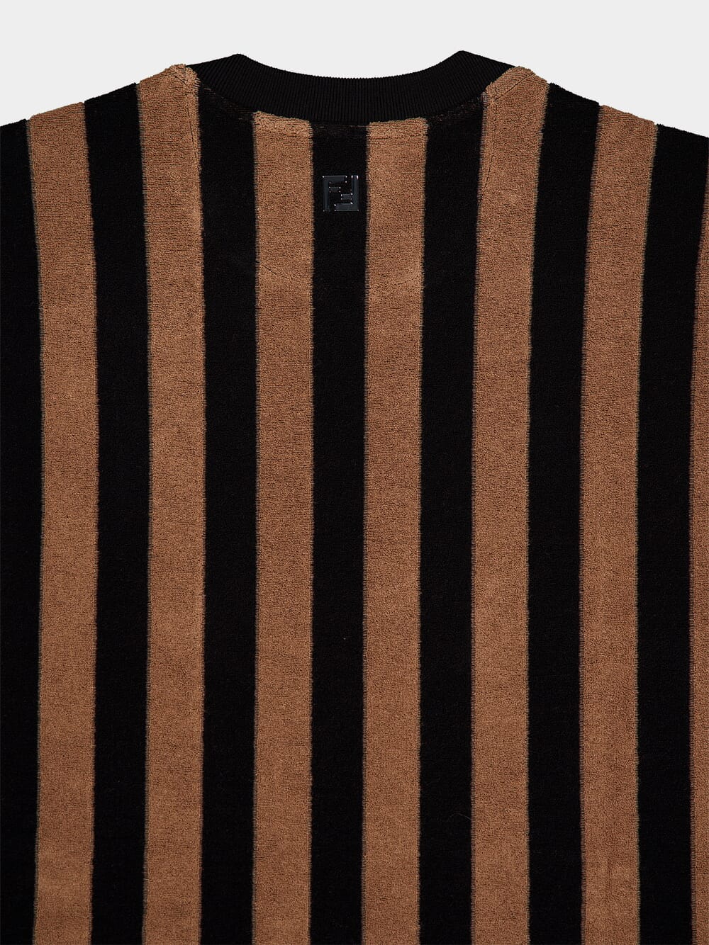 Brown Pequin Terry T-Shirt - Image 5